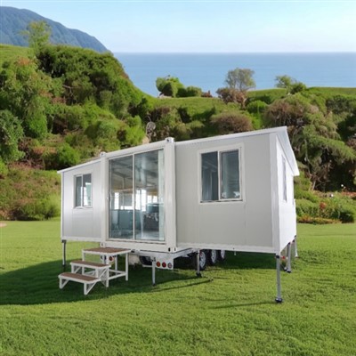 Επεκτάσιμο μικροσκοπικό σπίτι σε τροχούς